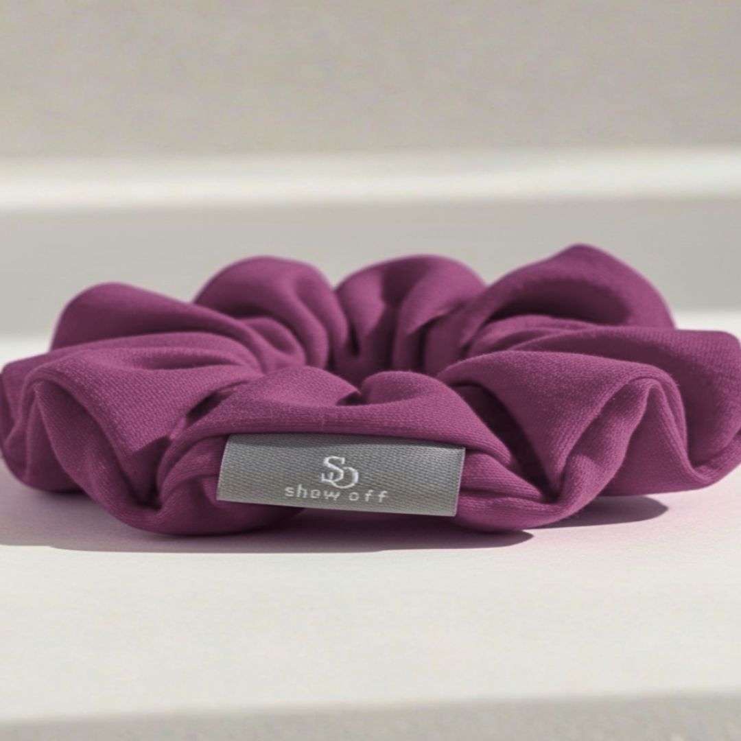 Midnight Plum Scrunchie